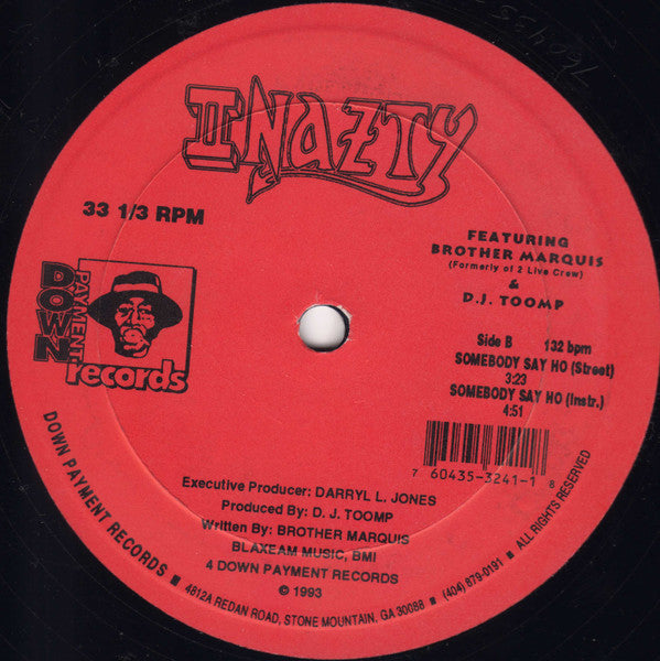 II Nazty* Featuring Brother Marquis (Formerly Of 2 Live Crew)* & D.J. Toomp* : Pussy Whipped (12")