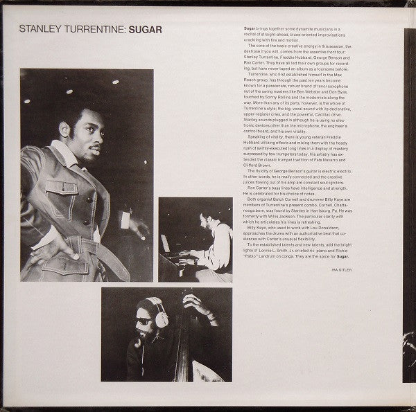 Stanley Turrentine : Sugar (LP, Album, M/Print, Gat)