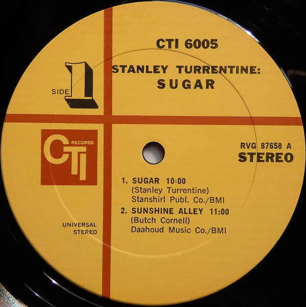 Stanley Turrentine : Sugar (LP, Album, M/Print, Gat)