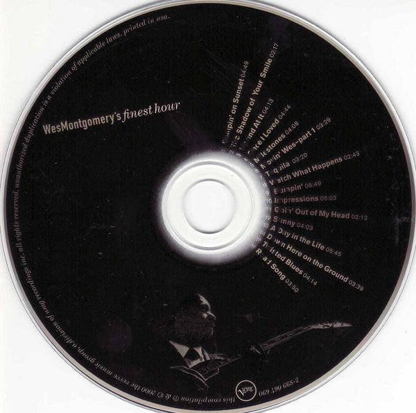Wes Montgomery : Wes Montgomery's Finest Hour (CD, Comp)