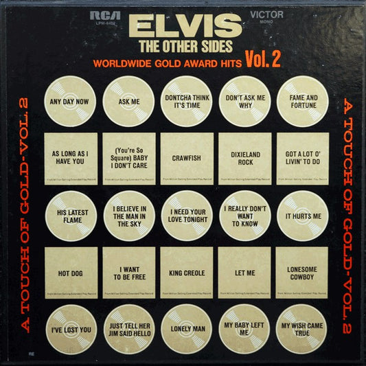 Elvis Presley : The Other Sides - Worldwide Gold Award Hits - Vol. 2 (4xLP, Comp, Mono, RE, Ind + Box)