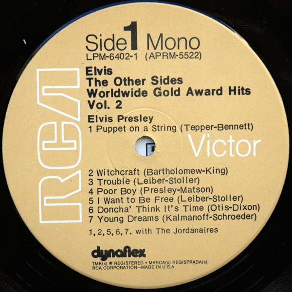Elvis Presley : The Other Sides - Worldwide Gold Award Hits - Vol. 2 (4xLP, Comp, Mono, RE, Ind + Box)
