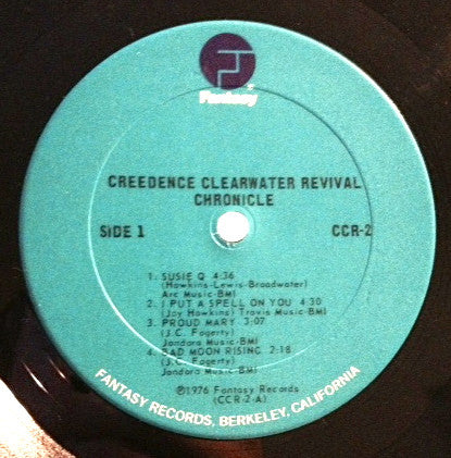 Creedence Clearwater Revival Featuring John Fogerty : Chronicle - The 20 Greatest Hits (2xLP, Comp, RE, Car)