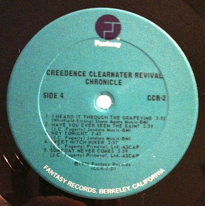 Creedence Clearwater Revival Featuring John Fogerty : Chronicle - The 20 Greatest Hits (2xLP, Comp, RE, Car)