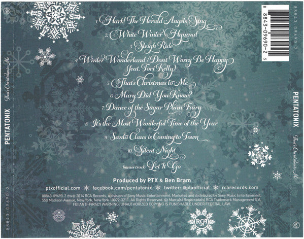 Pentatonix : That's Christmas To Me (CD, Album)
