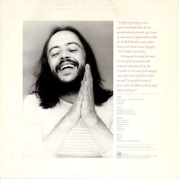 Chuck Mangione : Children Of Sanchez (2xLP, Album, San)