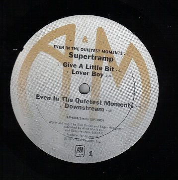 Supertramp : Even In The Quietest Moments... (LP, Album, Pit)