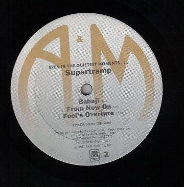 Supertramp : Even In The Quietest Moments... (LP, Album, Pit)