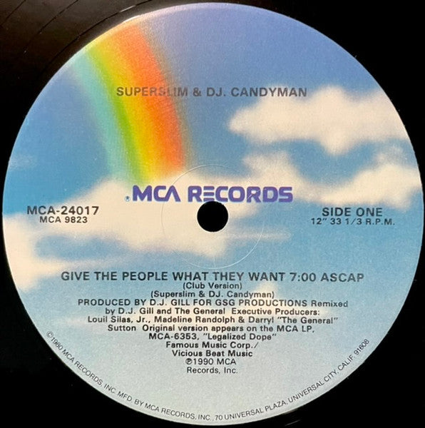 Vicious Beat Posse : Give The People What They Want (12")