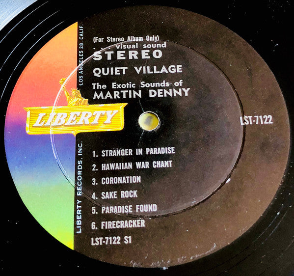 Martin Denny : Quiet Village - The Exotic Sounds Of Martin Denny (LP, Album, RE)