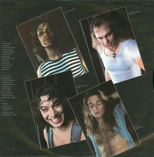 Van Halen : Van Halen (LP, Album, Gol)