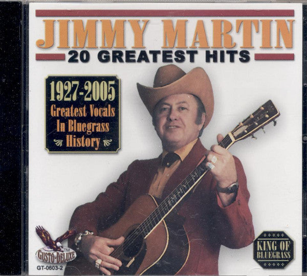 Jimmy Martin : 20 Greatest Hits (CD, Comp)