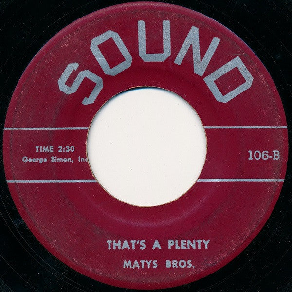 Matys Bros.* : Dixie Danny (7")