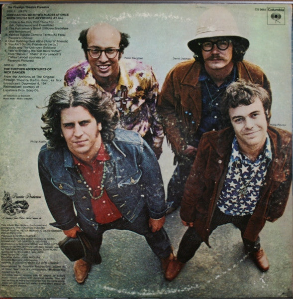 The Firesign Theatre : How Can You Be In Two Places At Once When You're Not Anywhere At All (LP, Album, RE)
