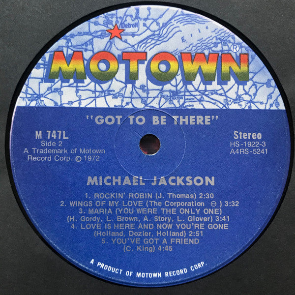 Michael Jackson : Got To Be There (LP, Album, Ind)