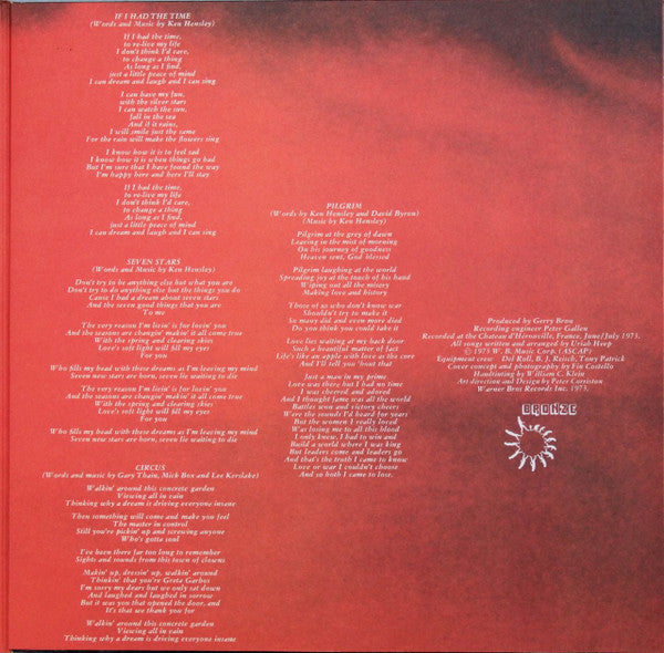 Uriah Heep : Sweet Freedom (LP, Album, Ter)