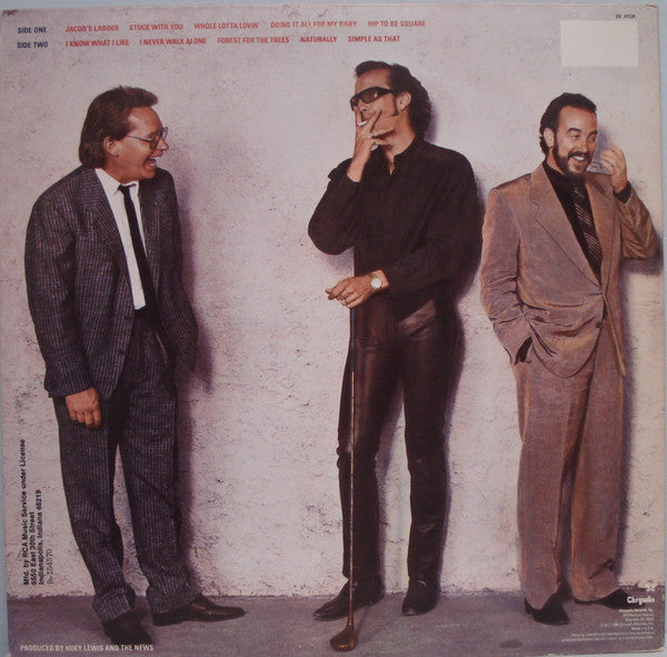 Huey Lewis And The News* : Fore! (LP, Album, Club, RCA)
