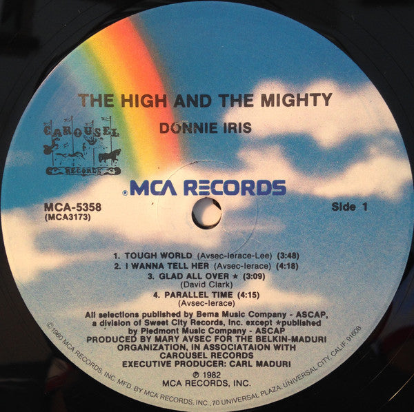 Donnie Iris & The Cruisers* : The High And The Mighty (LP, Album)