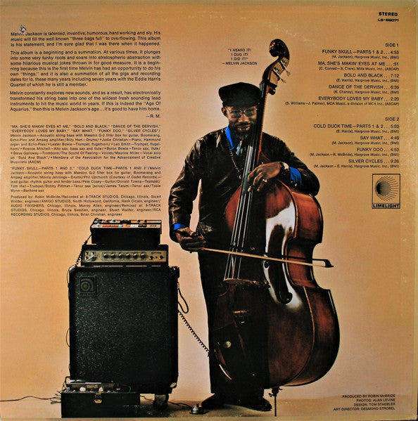 Melvin Jackson : Funky Skull (LP, Album)