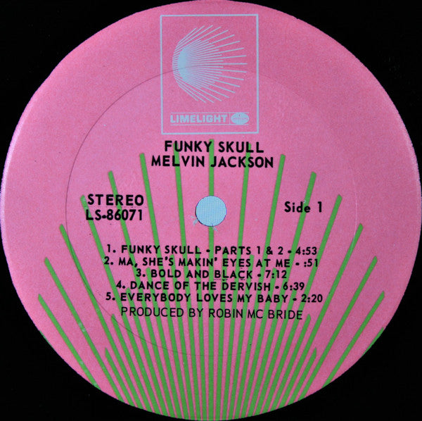 Melvin Jackson : Funky Skull (LP, Album)