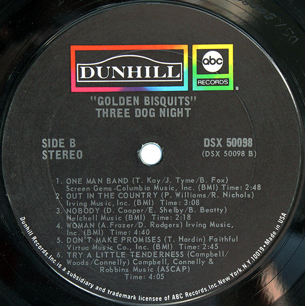 Three Dog Night : Golden Bisquits (LP, Comp, RP, Gat)