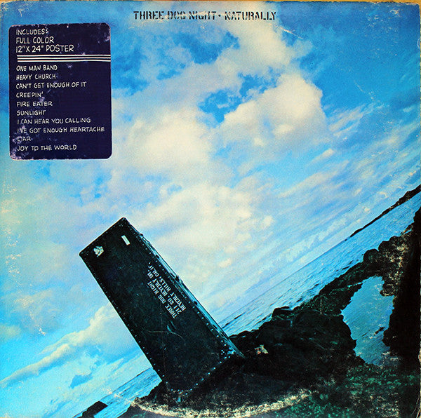 Three Dog Night : Naturally (LP, Album)