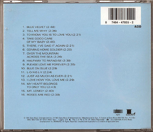 Bobby Vinton : 16 Most Requested Songs (CD, Comp, RE)