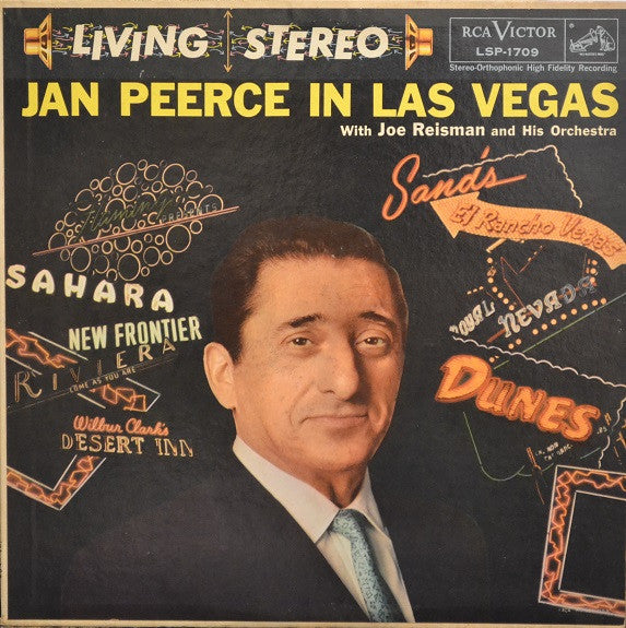 Jan Peerce With Joe Reisman And His Orchestra : Jan Peerce In Las Vegas (LP, Album)