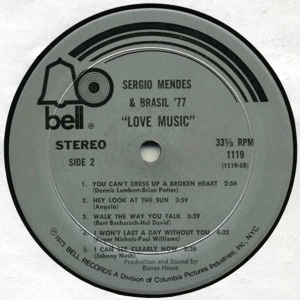 Sergio Mendes And Brasil '77* : Love Music (LP, Album)