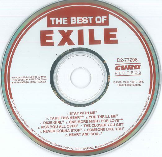Exile (7) : The Best Of Exile (CD, Comp)