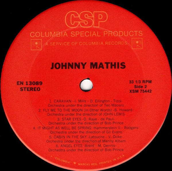 Johnny Mathis : Johnny Mathis (LP)