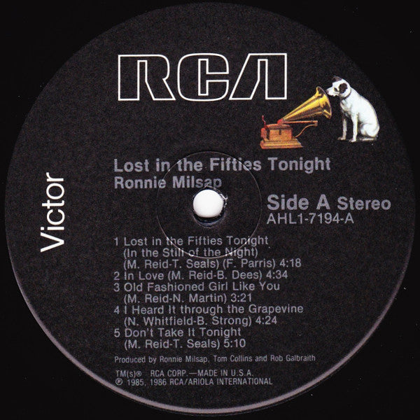 Ronnie Milsap : Lost In The Fifties Tonight (LP, Album)