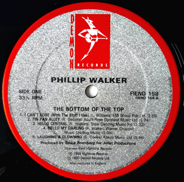 Phillip Walker : The Bottom Of The Top (LP, Album, RE)