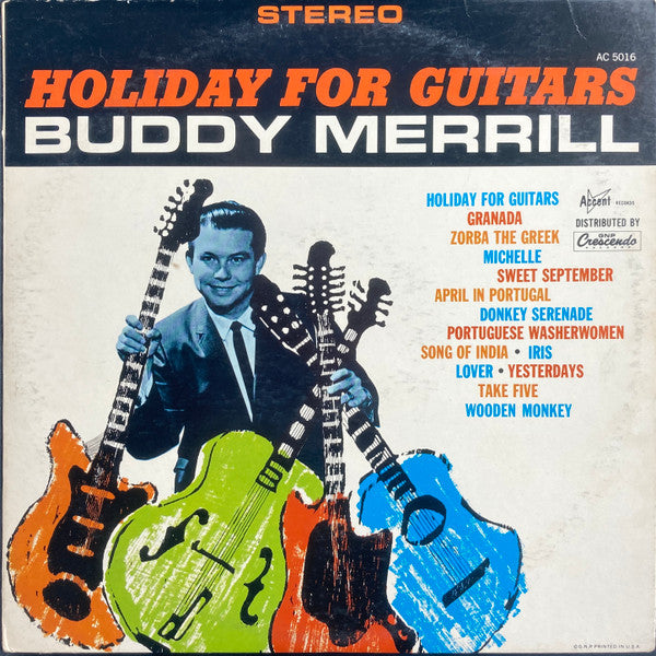 Buddy Merrill : Holiday For Guitars (LP, Album)