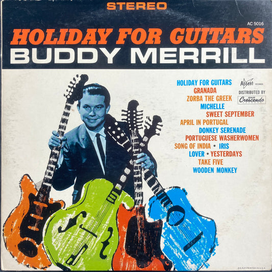 Buddy Merrill : Holiday For Guitars (LP, Album)