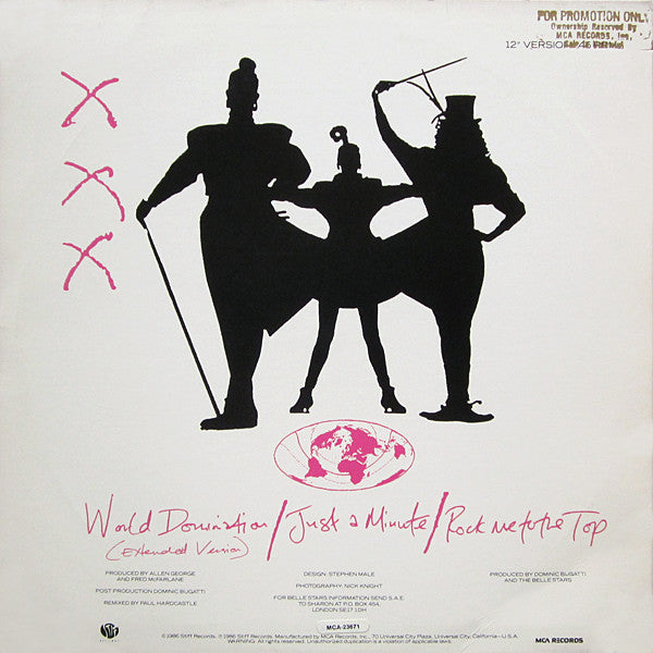 The Belle Stars : World Domination (12")