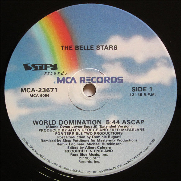 The Belle Stars : World Domination (12")