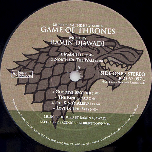 Ramin Djawadi : Game Of Thrones (Music From The HBO® Series) (2xLP, RSD, Ltd, 180)