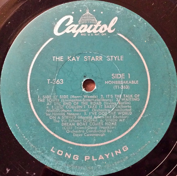Kay Starr : The Kay Starr Style (LP)