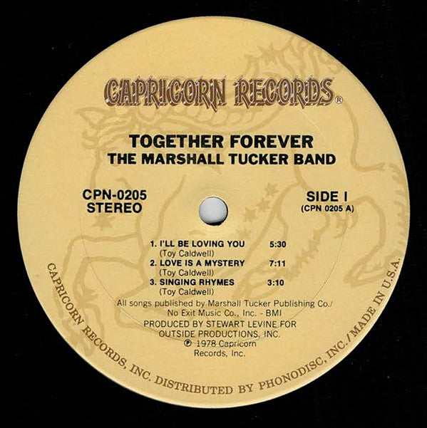 The Marshall Tucker Band : Together Forever (LP, Album, Ter)