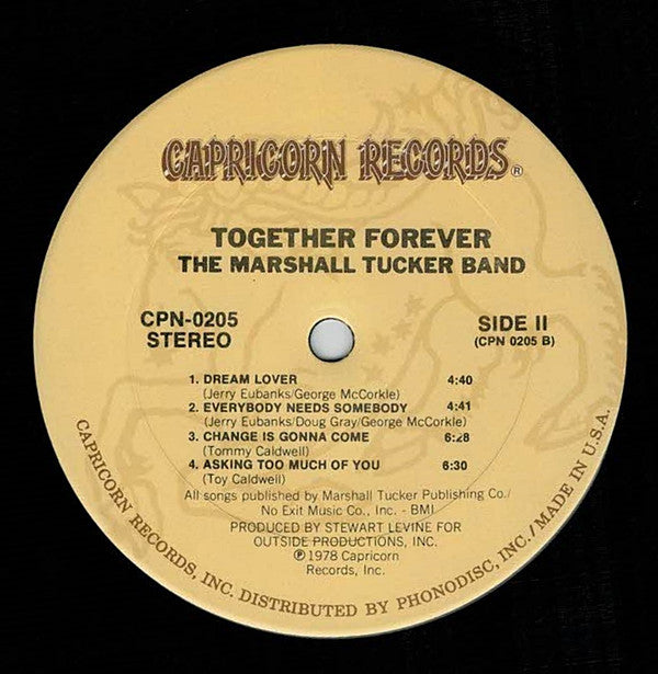 The Marshall Tucker Band : Together Forever (LP, Album, Ter)