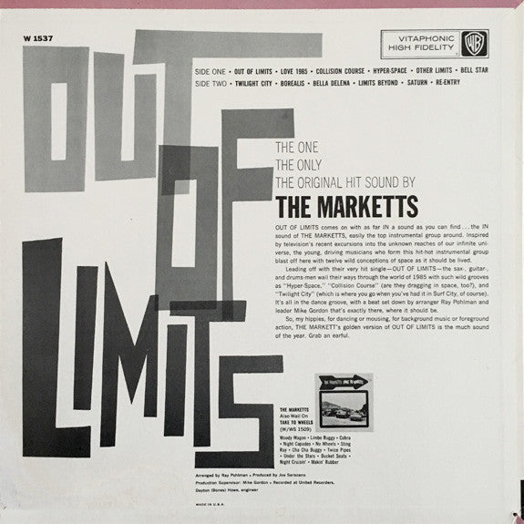 The Marketts : Out Of Limits (LP, Album, Mono, Ter)
