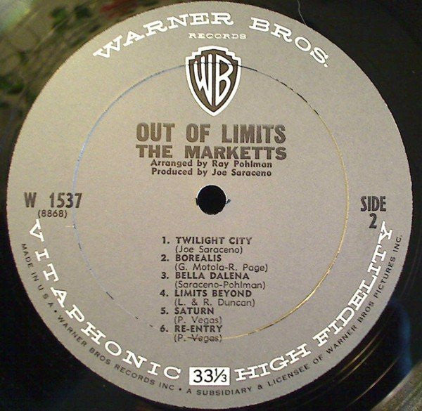 The Marketts : Out Of Limits (LP, Album, Mono, Ter)