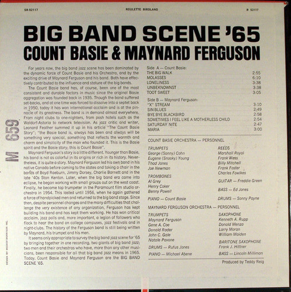 Count Basie & Maynard Ferguson : Big Band Scene '65 (LP, Album)