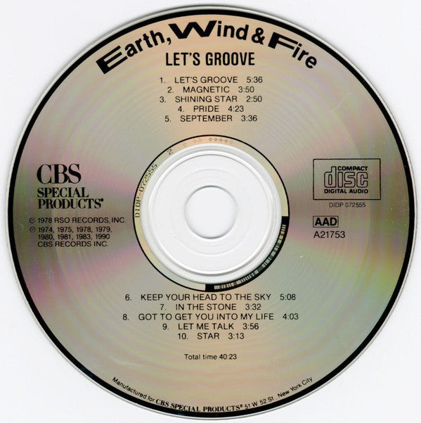Earth, Wind & Fire : Let's Groove (CD, Comp)