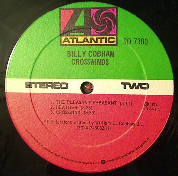 Billy Cobham : Crosswinds (LP, Album, RE, RI )