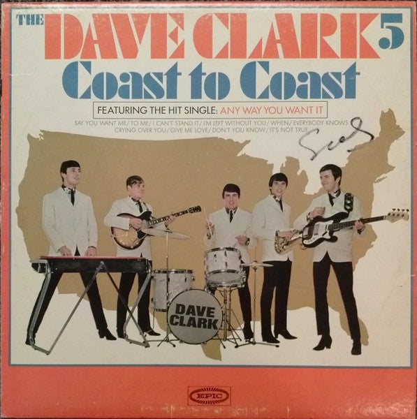 The Dave Clark Five : Coast To Coast (LP, Album, Mono, Ter)