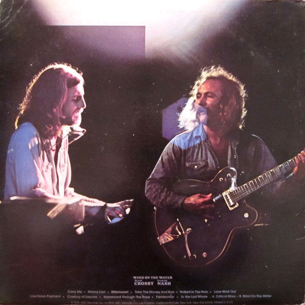 David Crosby / Graham Nash* : Wind On The Water (LP, Album, Ter)