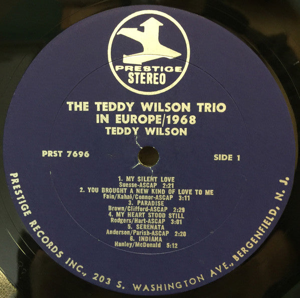 The Teddy Wilson Trio* : The Teddy Wilson Trio In Europe; 1968 (LP, Album)