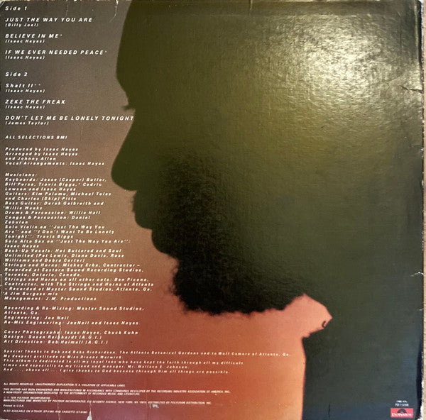 Isaac Hayes : For The Sake Of Love (LP, Album, NAM)